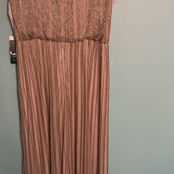 Adrianna Papell Beaded Mesh Blouson Gown NWT - Picture 9 of 11